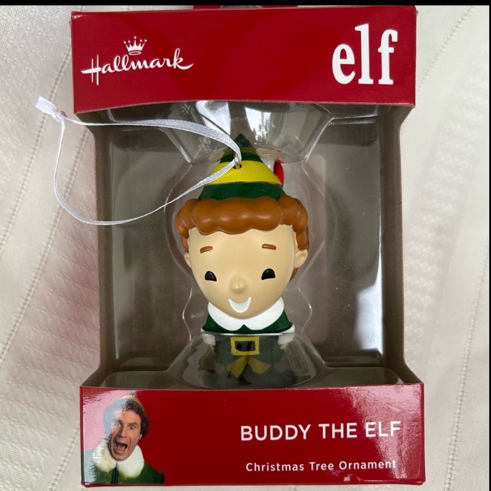 Buddy The Elf ornament Hallmark Christmas holiday collectible gift NWT